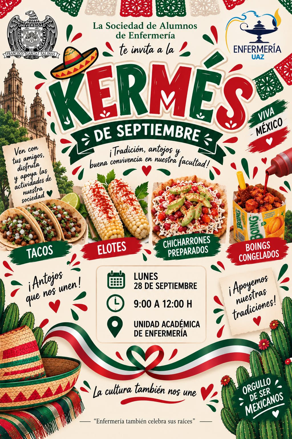 Todos invitados a esta Kermes con motivo de las fiestas patrias